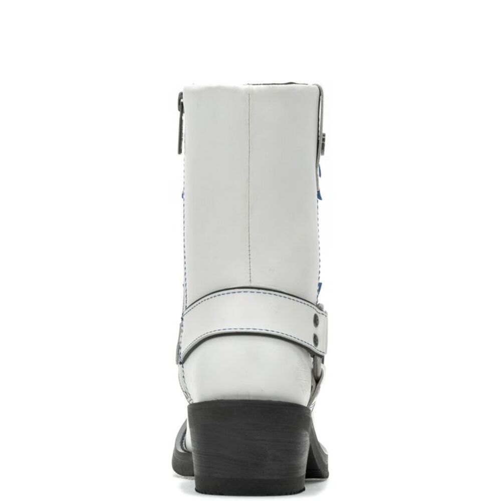 Harley-Davidson Womens Korsen Flame White Boots (NWT) - Picture 7 of 7